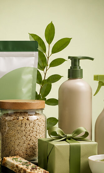 A curated variety of FreshCart pantry, home and personal care products